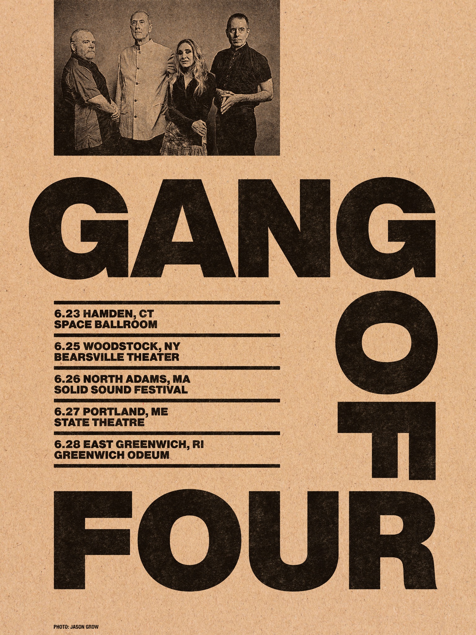 Gang Of Four Tour Poster 2026